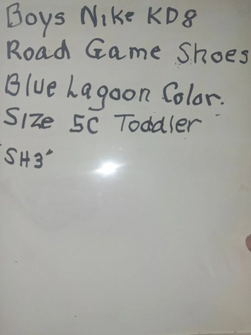 Boys Nike KD 8 Road Game Shoes Blue Lagoon Toddler Size 5C*SH3